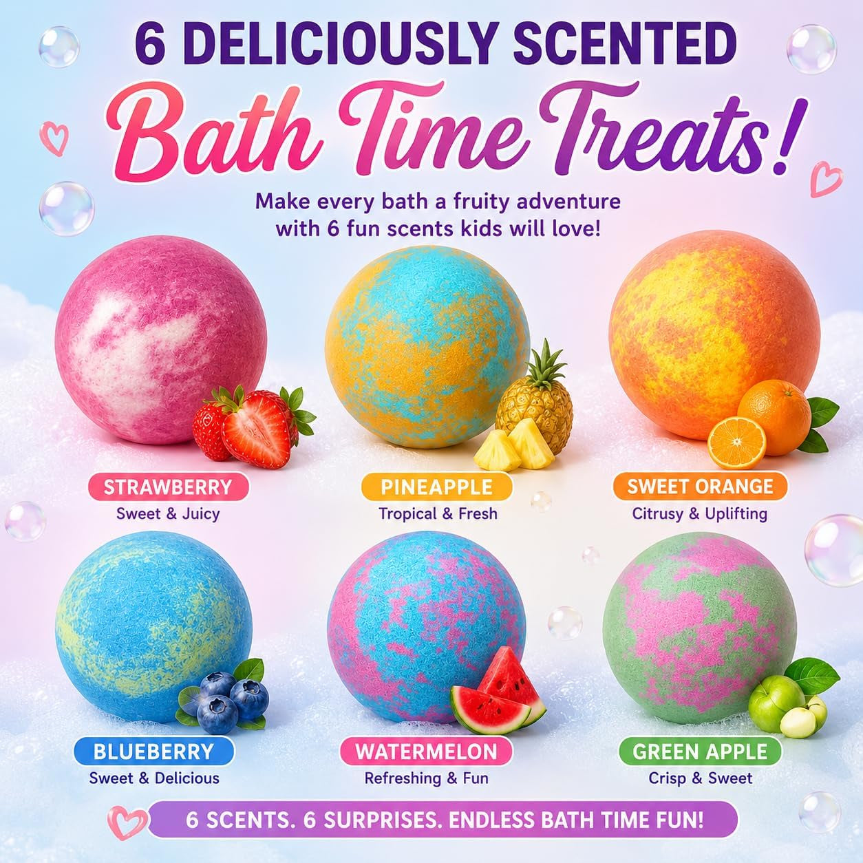 Bath Bombs for Kids with Surprise Inside, Unicorn Bath Bombs for Girls with Jewelry & Jewelry Box for Kids - Organic, Skin Moisturizing, Natural Bubble Bath, Birthday Gifts for Girls